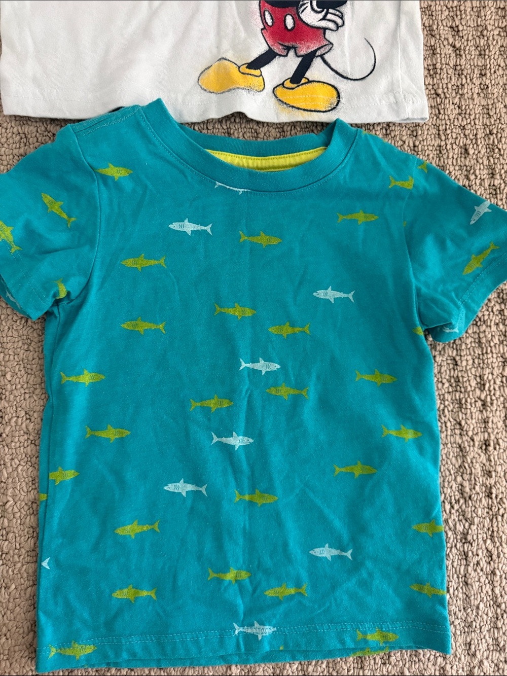 Carter's Boys' Assorted Short Sleeve Tees - Blue, Teal, Green, White - Picture 16 of 16
